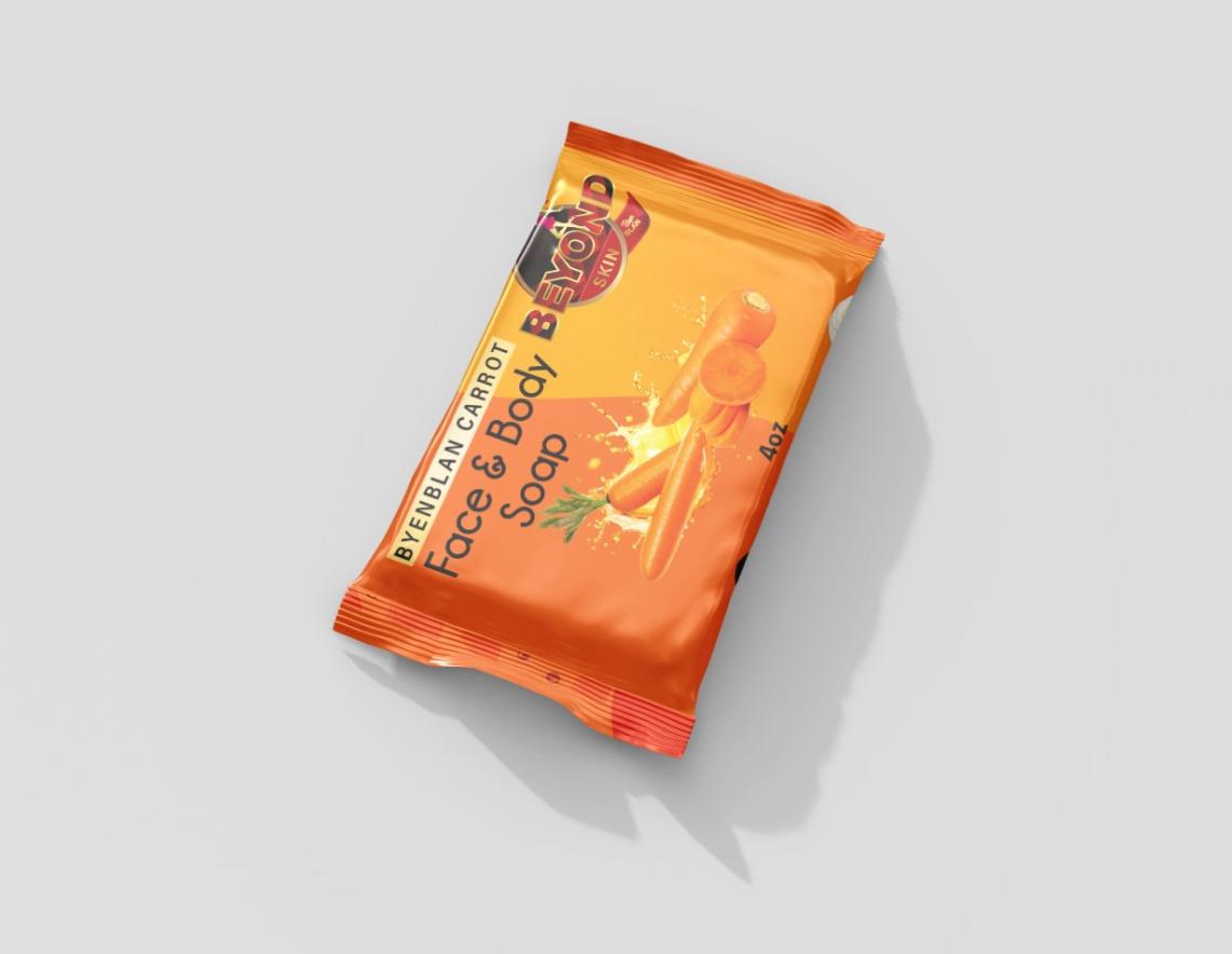 3pieces carrots soap byenblan