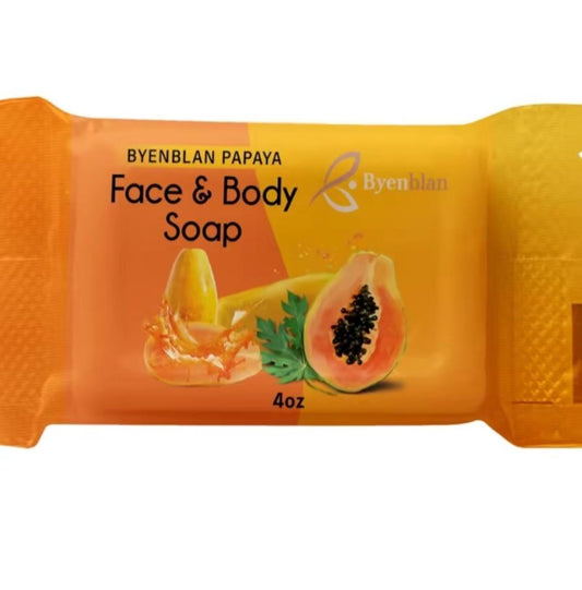 3pieces byenblan papaya soap